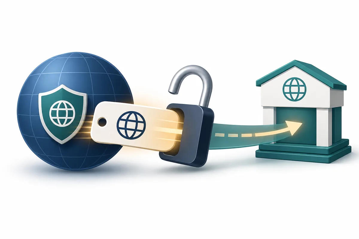 An unlocked padlock showing a domain ready to move to a new registrar